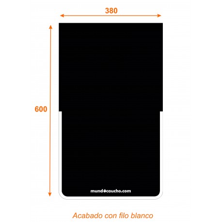 Faldón de caucho K3860FN