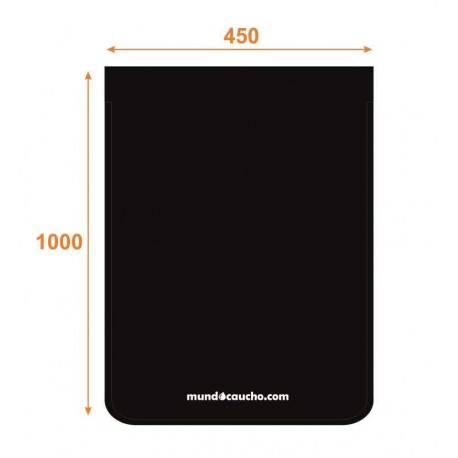Faldón de caucho 450x1000