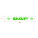 Faldilla  trasera blanca 2400x350 logo DAF verde