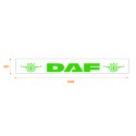 Faldilla  trasera blanca 2400x350 logo DAF verde