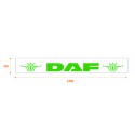 Faldilla  trasera blanca 2400x350 logo DAF verde