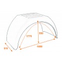 Guardabarros de base plana KD3720B