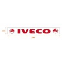 Faldilla trasera blanca 2400x350 logo IVECO rojo