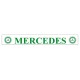 Faldilla  trasera blanca 2400x350 logo MERCEDES verde