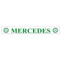 Faldilla  trasera blanca 2400x350 logo MERCEDES verde