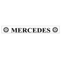 Faldilla  trasera blanca 2400x350 logo MERCEDES negro