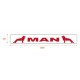 Faldilla  trasera blanca 2400x350 logo MAN rojo
