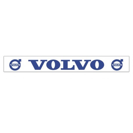 Faldilla  trasera blanca 2400x350 logo VOLVO azul