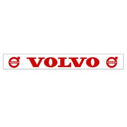 Faldilla  trasera blanca 2400x350 logo VOLVO rojo