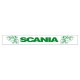 Faldilla  trasera blanca 2400x350 logo SCANIA verde