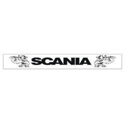 Faldilla  trasera blanca 2400x350 logo SCANIA negro